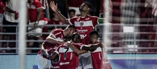 CRB venceu na rodada (Reprodu&ccedil;&atilde;o/Twitter/@CRBoficial)