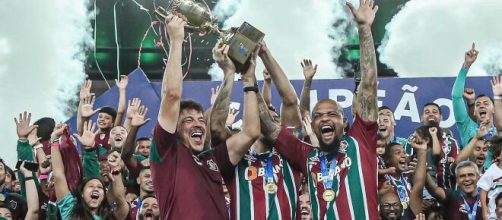 Fluminense foi campe&atilde;o carioca (Reprodu&ccedil;&atilde;o/Twitter/@Germancanoofi)