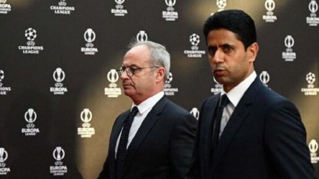 Luis Campos et Nasser Al-Khela&iuml;fi veulent faire un grand mercato (capture Twitter @ICParisSG)