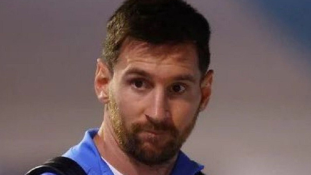 Lionel Messi avec sa s&eacute;lection (capture Twitter @shirozanketsu)