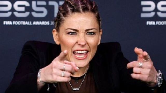 Laure Boulleau aux Troph&eacute;es The best (capture Twitter sports.fr)