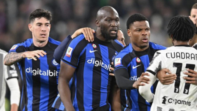 Nella foto Juventus-Inter di Coppa Italia.
