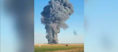 Explos&atilde;o que matou 18 mil vacas pode ter sido causada por gases (Reprodu&ccedil;&atilde;o/Gest&atilde;o de Emerg&ecirc;ncia do Condado de Castro)