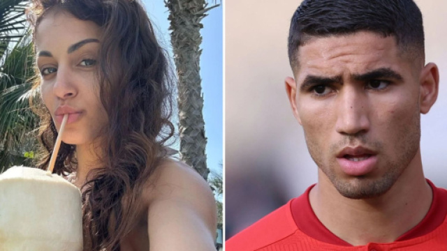 Achraf Hakimi et Hiba Abouk ne sont plus ensemble. Source : screenshots Instagram @Achrafhakimi