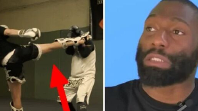 C&eacute;dric Doumb&eacute; parlant de la boxe de Karim Benzema (capture Facebook @Parlons Basket)