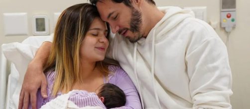 Nasceu Lua, filha de Viih Tube e Eliezer (Reprodu&ccedil;&atilde;o/Instagram/@viihtube)