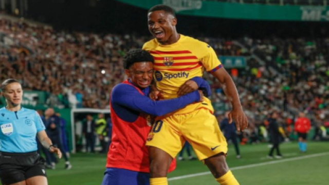 Ansu Fati a marqu&eacute; son premier but depuis le mois d'octobre, Screenshots Twitter@besoccer