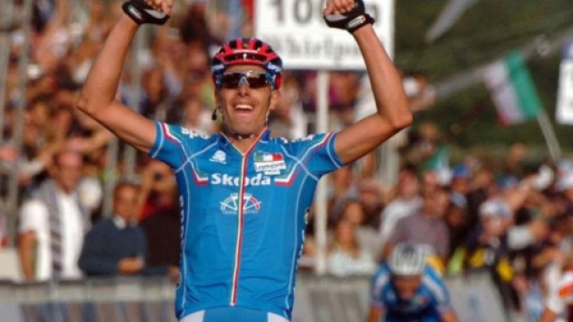 Ciclismo, il campione del mondo 2008 Alessandro Ballan.