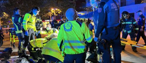 Dos muertos y 10 heridos en el incendio de un restaurante de Madrid (Twitter/Emergencias Madrid)