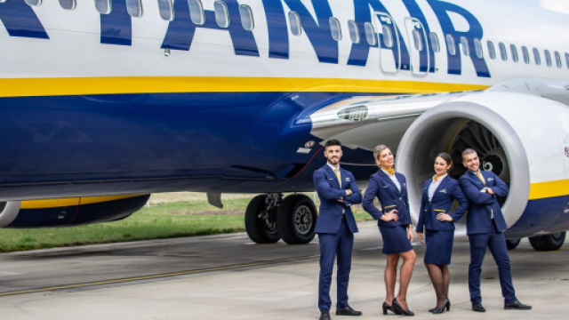 Assunzioni Ryanair per personale d'equipaggio.