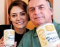 Bolsonaro ganha leite condensado personalizado de vizinhos em Brasília