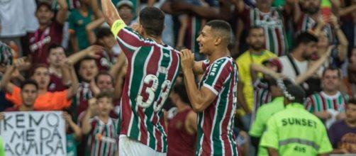 Nino fez o segundo gol do Flu (Reprodu&ccedil;ao/Twitter/@FluminenseFC)