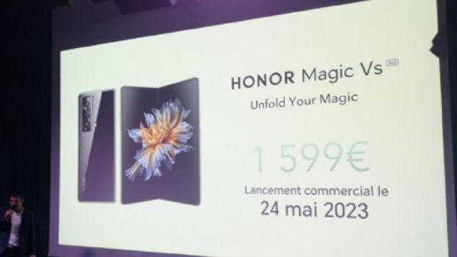 Le Honor Magic Vs est &eacute;quip&eacute; d'un triple appareil photo (Screenshoot Twitter @YoanLanglais)