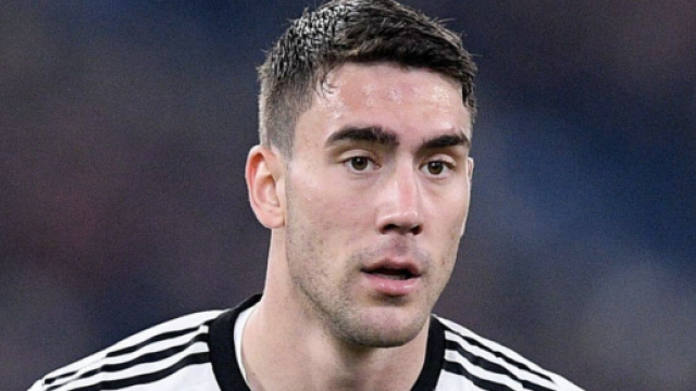 Dusan Vlahovic, giocatore della Juve.