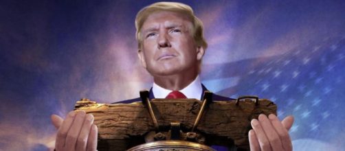 An image from one of Trump&rsquo;s new NFT digital trading cards (Image sopurce: Instagram/@realdonaldtrump)