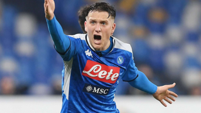 In foto Piotr Zielinski, centrocampista del Napoli.