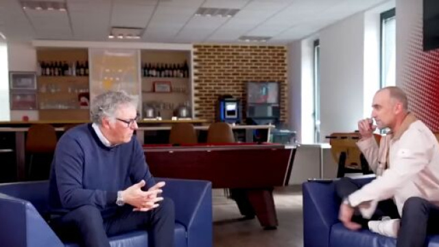 Laurent Blanc au soutien de Christophe Galtier. (screenshot Twitter - @PVSportFR)