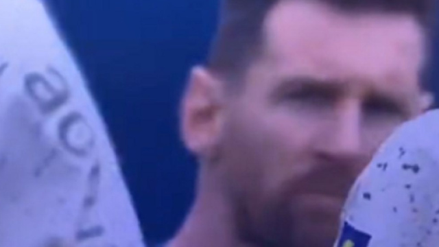 Messi contre Lorient (capture Canal+ Sport)