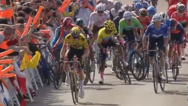 Jonas Vingegaard vince la terza tappa della Volta Paesi Baschi.