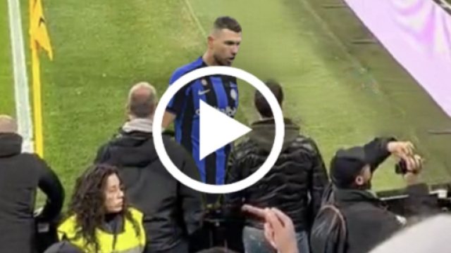 Juventus-Inter di Coppa Italia: Anche Dzeko insultato pesantemente a fine partita (Video)