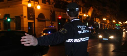La Polic&iacute;a Local de Valencia arrest&oacute; a dos hombres de 40 a&ntilde;os tras el incidente (Twitter, policialocalvlc)
