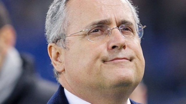 Claudio Lotito, presidente della Lazio.