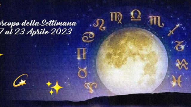 L'oroscopo della settimana dal 17 al 23 aprile 2023.
