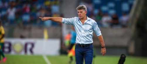 Renato elogiou a atua&ccedil;&atilde;o da equipe em Cuiab&aacute; (Lucas Uebel/Gr&ecirc;mio)