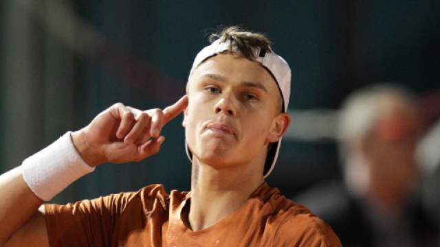 Holger Rune, tennista 20enne danese.