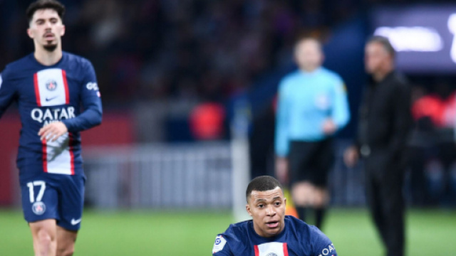 Le PSG de Mbapp&eacute; en pleine crise depuis 2023. (screenshot Twitter - @ActuFoot_)