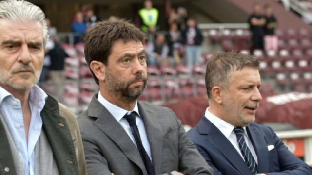 Nella foto l'ex dirigenza della Juve.