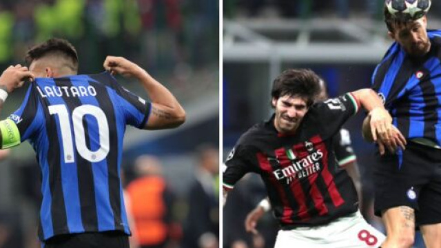 But d&eacute;cisif sign&eacute; Lautaro Martinez dans la demi-finale retour Inter vs Milan (Screenshot de @Inter au 17 mai 2023)