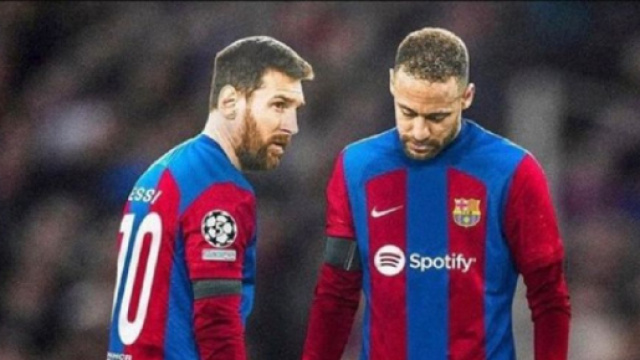 Barcelone travaillerait sur un double transfert Messi - Neymar. Twitter@Joyboy__FCB