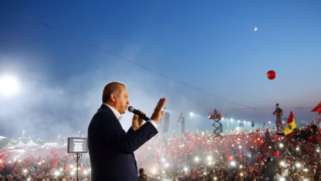 Le pr&eacute;sident Recep Tayyip Erdogan (Screenshot twitter @RTErdogan)