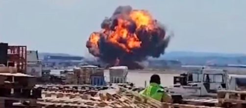 El piloto ha sido trasladado al Hospital Militar de Zaragoza (Instagram, dstylezgz)