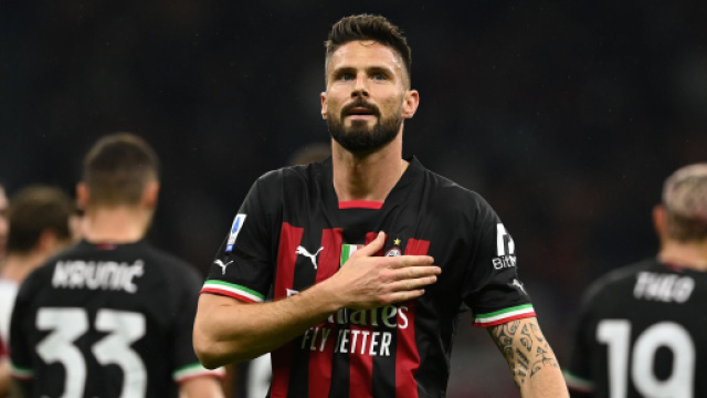 Giroud man of the match con una tripletta alla Sampdoria - foto di acmilan.com