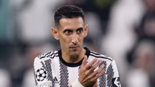 In foto Angel Di Maria, giocatore della Juve.