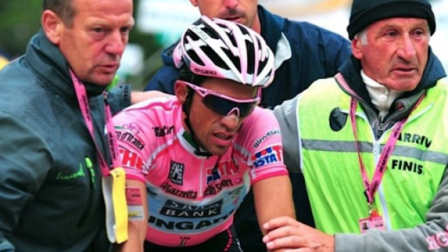 Ciclismo, Alberto Contador al Giro d'Italia 2011.