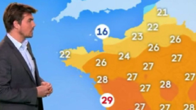 S&eacute;bastien Thomas, journaliste de France T&eacute;l&eacute;visions (capture Twitter @L1NoContext)