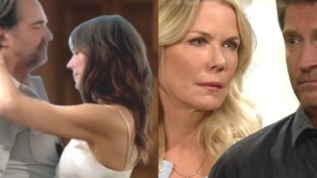 Beautiful, puntate al 13/05: Taylor e Ridge si baciano, Brooke rifiuta Deacon.