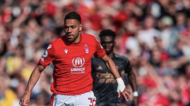 In foto Renan Lodi, giocatore brasiliano.