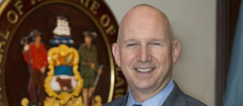 Jack Markell in 2014 (Image source: U.S. Army National Guard/Brendan Mackie - Wikimedia Commons)