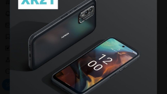 Le Nokia XR21 est anim&eacute; par le syst&egrave;me d'exploitation Android 12 (Screenshoot Twitter @miika_mahonen)