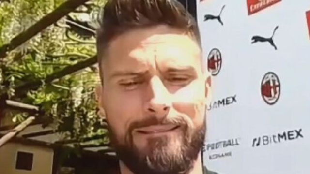Olivier Giroud parlant de son 11 type (capture Twitter @CBS Sports Golazo)