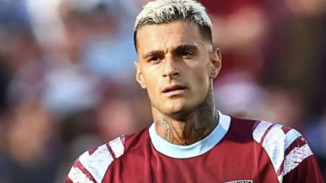 Gianluca Scamacca, attaccante del West Ham.