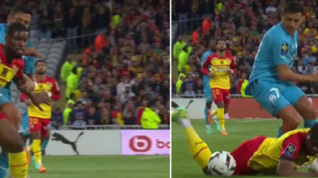 Le but refus&eacute; &agrave; Alexis Sanchez (capture Twitter Canal+ Foot)