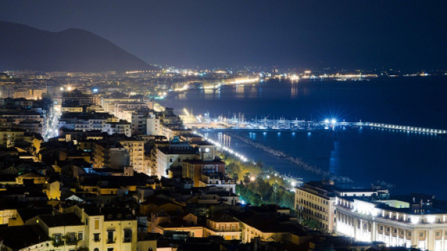 Uno scatto della costa di Salerno.