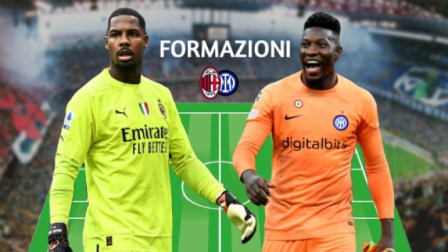 Euroderby Milan-Inter, le possibili formazioni: Mike Maignan sfida Andr&eacute; Onana