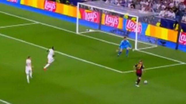 Thibaut Courtois lors de Real City (capture Twitter BeIN Sports)