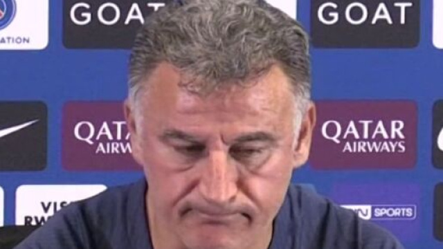Christophe Galtier au PSG (capture Twitter @RMCsport)